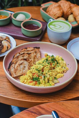 Tofu Scramble at Teva Deli in Rio De Janeiro