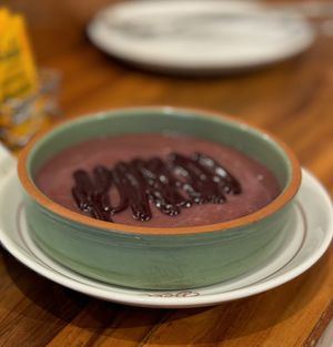 Coconut yogurt with strawberry  #Veganuary at Teva Deli in Rio De Janeiro