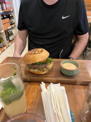 Amazonkia burger  at Teva Deli in Rio De Janeiro