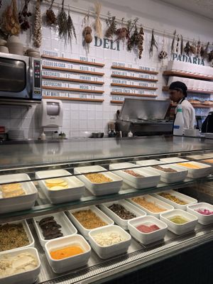 Fresh counter and deli   at Teva Deli in Rio De Janeiro