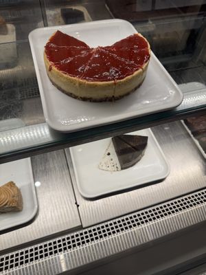 So many desserts   at Teva Deli in Rio De Janeiro