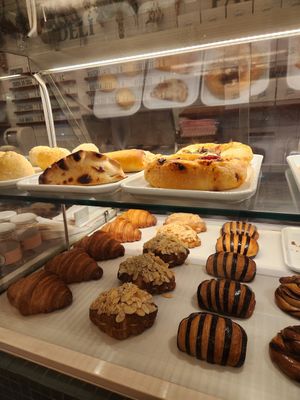 pastries at Teva Deli in Rio De Janeiro