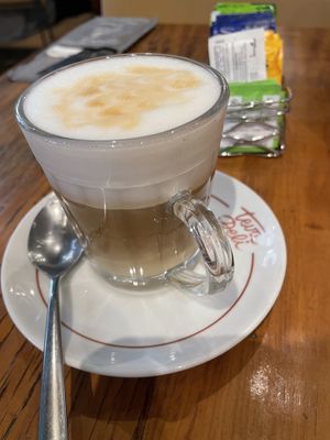 Caffe latte with oat milk   at Teva Deli in Rio De Janeiro