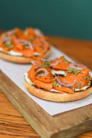 Lox no Bagel at Teva Deli in Rio De Janeiro