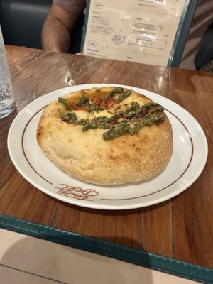 Tomato pesto focaccia   at Teva Deli in Rio De Janeiro