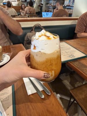 Caramel frappe   at Teva Deli in Rio De Janeiro