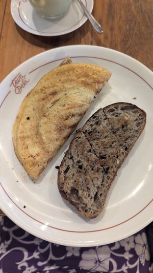 Omelette at Teva Deli in Rio De Janeiro