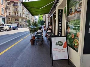 Outdoor seating at BaBa  in Luzern