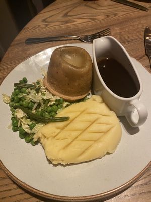 Mushroom Suet Pudding  at The Jolly Farmers in Enfield