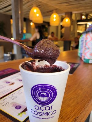 Textura e sabor sem adição de químicas. #Veganuary at Açaí Cósmico in Sao Paulo