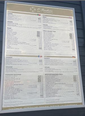 Mehrsprachige Karte   at O Banheiro in Labruge