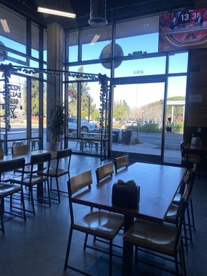 imo interior would be better without Sport TVs  at Sliver Pizzeria in Fremont