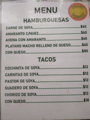 Es un restaurante 100% vegano at PROVI VEGAN in Mexico City