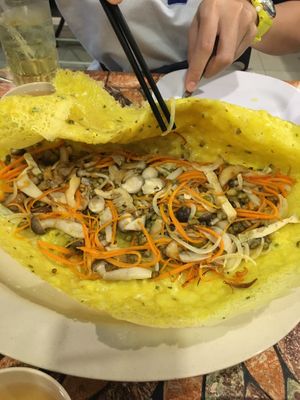 Banh Xeo at Mani in Ho Chi Minh City