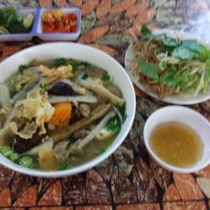 Bun mang (bamboo shoot vermicelli soup - 30.000 vnd) at Mani in Ho Chi Minh City