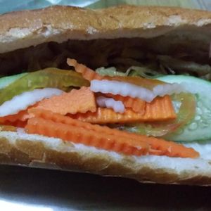 Banh mi (17.000 vnd) at Mani in Ho Chi Minh City