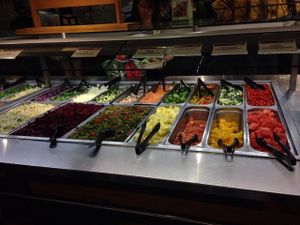 Salad choices at Whole Foods Market - I St in Washington