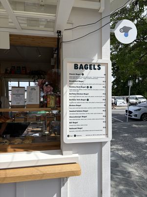 Karte  at Curbside Coffee & Bagels in Wanaka