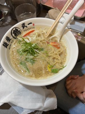 Vegan ramenn  at Menya Takeichi in Tokyo