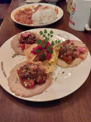 Tacos ~900¥ at Cafe La Siesta 8bit Edition in Kyoto