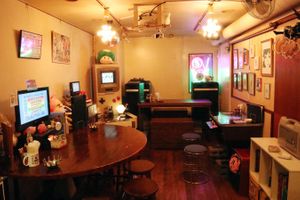 Nintendo Super Famicom Box for Arcade at Cafe La Siesta 8bit Edition in Kyoto