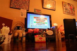 Nintendo Super Famicom Box at Cafe La Siesta 8bit Edition in Kyoto