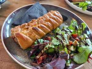 Vegan Sausage Roll at Njord Cafe Bar in Ramsgate