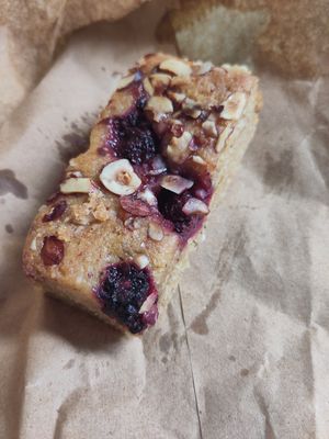 Hazelnut and blackberry frangipane at Bakehouse in Bristol
