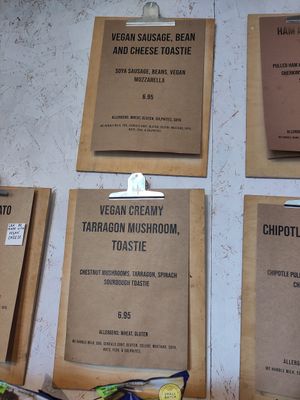 Vegan toasties at Bakehouse in Bristol