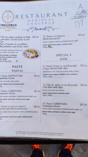  at Restaurant Medieval Unglerus in Biertan