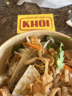 Rice bowl   at Bánh mì chay KHÔI - Maybe closed in Ho Chi Minh City