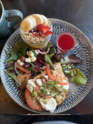brunch platter  at Café Myka in Malmo