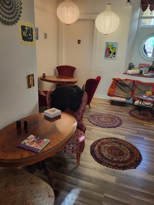 Indoors at Café Myka in Malmo