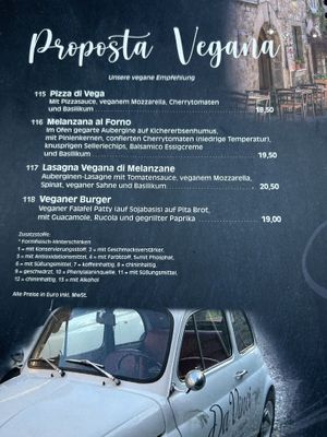 Theoretische Auswahl, kein Gericht davon konnte zubereitet werden   at Da Vinci in Sankt Peter-ording