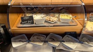 Herzhaftes Aufstriche und Bichermüsli at Dreimäderlhaus - Boutique Hotel am Weissensee in Fuessen