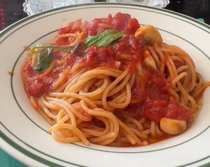 Happy hour Spaghetti   at Solevo Kitchen in Saratoga Springs