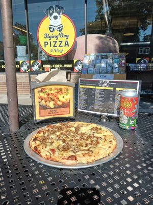  at Flying Dog Wood Fired Pizza & Vinyl in Willits