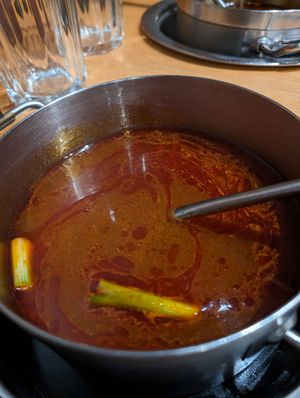 Tom yum at Mumu Hot Pot in Foster City