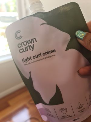 Light curl creme at Crown Curly in Frankston South