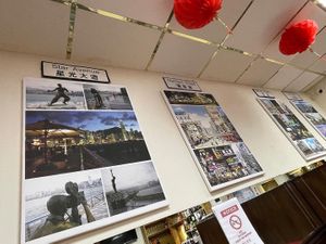 Hong Kong style cafe   at Wing Kee in Newcastle Upon Tyne