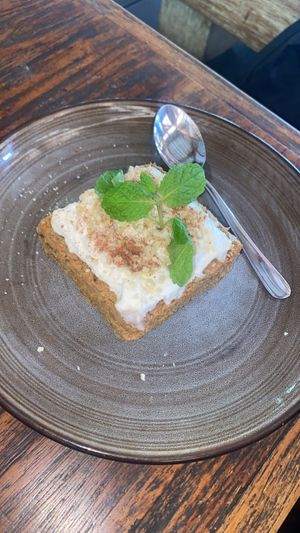 Carrot cake vegan   at Muzz Kitchen in Pecatu