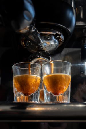 Espresso at Ocean Cafe in San Diego