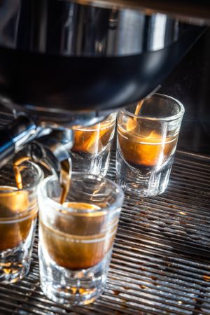 Espresso at Ocean Cafe in San Diego