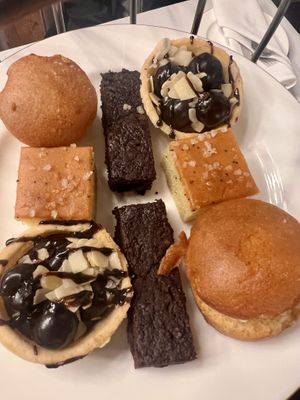 Vegan cakes   at Bedford Swan Hotel in Bedford