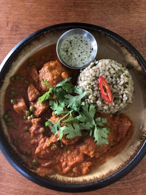 Curry at Meshek Barzilay in Tel Aviv