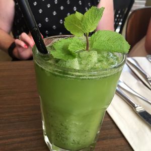 Frozen Lemonana at Meshek Barzilay in Tel Aviv