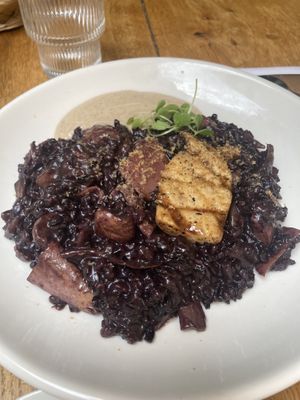 Risotto   at Meshek Barzilay in Tel Aviv