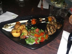 Vegan Grill at Meshek Barzilay in Tel Aviv