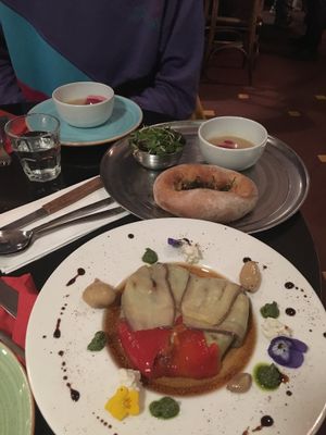 valentines menu  at Meshek Barzilay in Tel Aviv