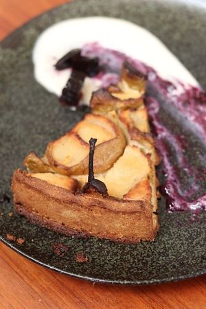 vegan desserts at Meshek Barzilay in Tel Aviv